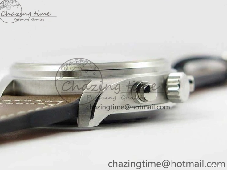 MIROTIME 0321 Pilot Chrono IW377726 ZF 1:1 Best Edition Green Dial on Brown Leather Strap A Trendsetting 7125